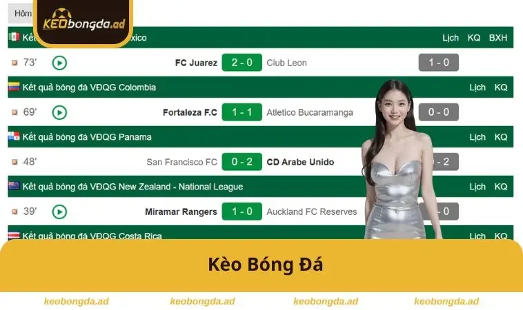 Kèo Bóng Đá AD | Keobongda | Kèo Bóng Đá Trực Tuyến Hôm Nay